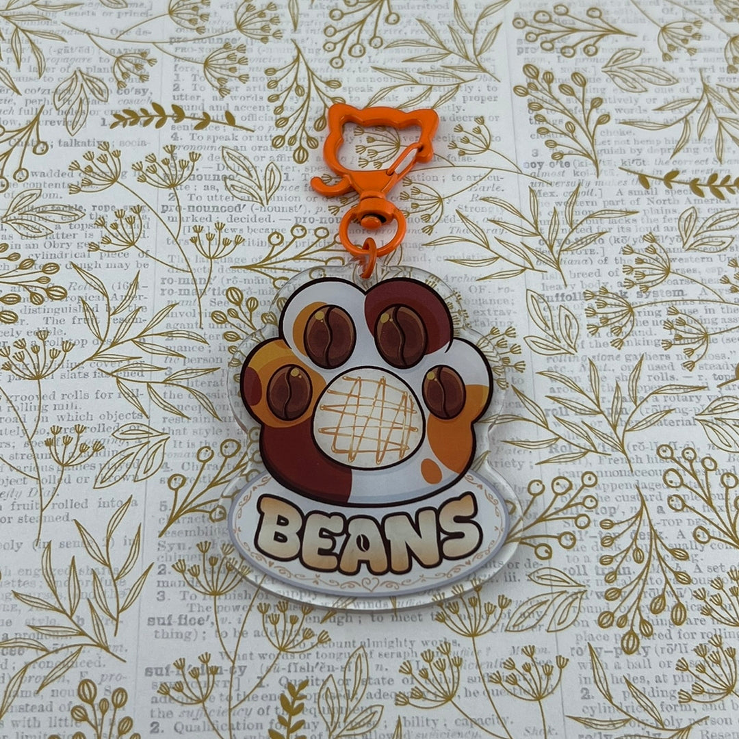 Brewed to Purrrfection Acrylic Keychains