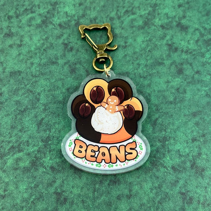 Brewed to Purrrfection Acrylic Keychains