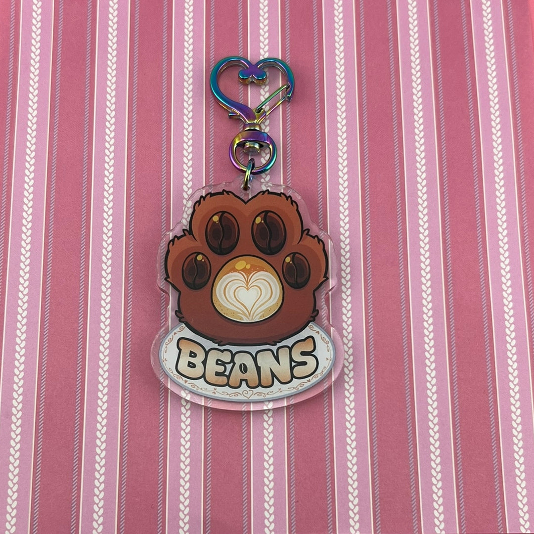 Brewed to Purrrfection Acrylic Keychains