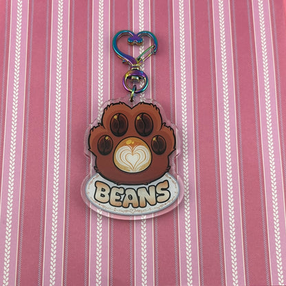 Brewed to Purrrfection Acrylic Keychains