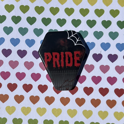 Horror Pride Coffin Button