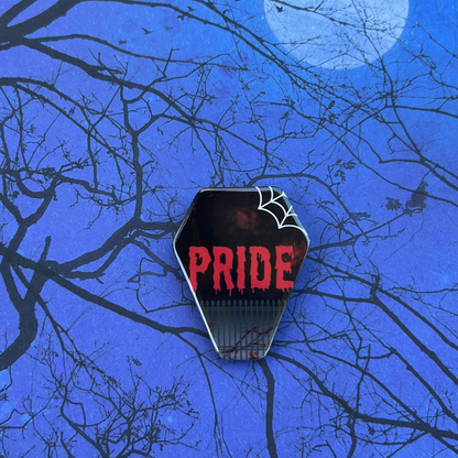Horror Pride Coffin Button