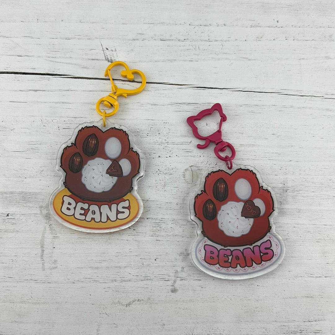Brewed to Purrrfection Acrylic Keychains