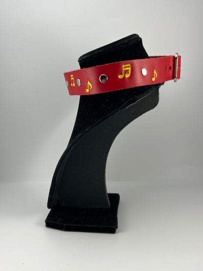 "Sound Byte" Leather Choker