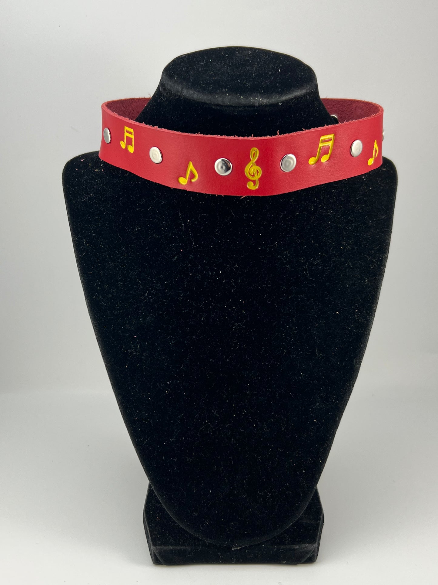 "Sound Byte" Leather Choker