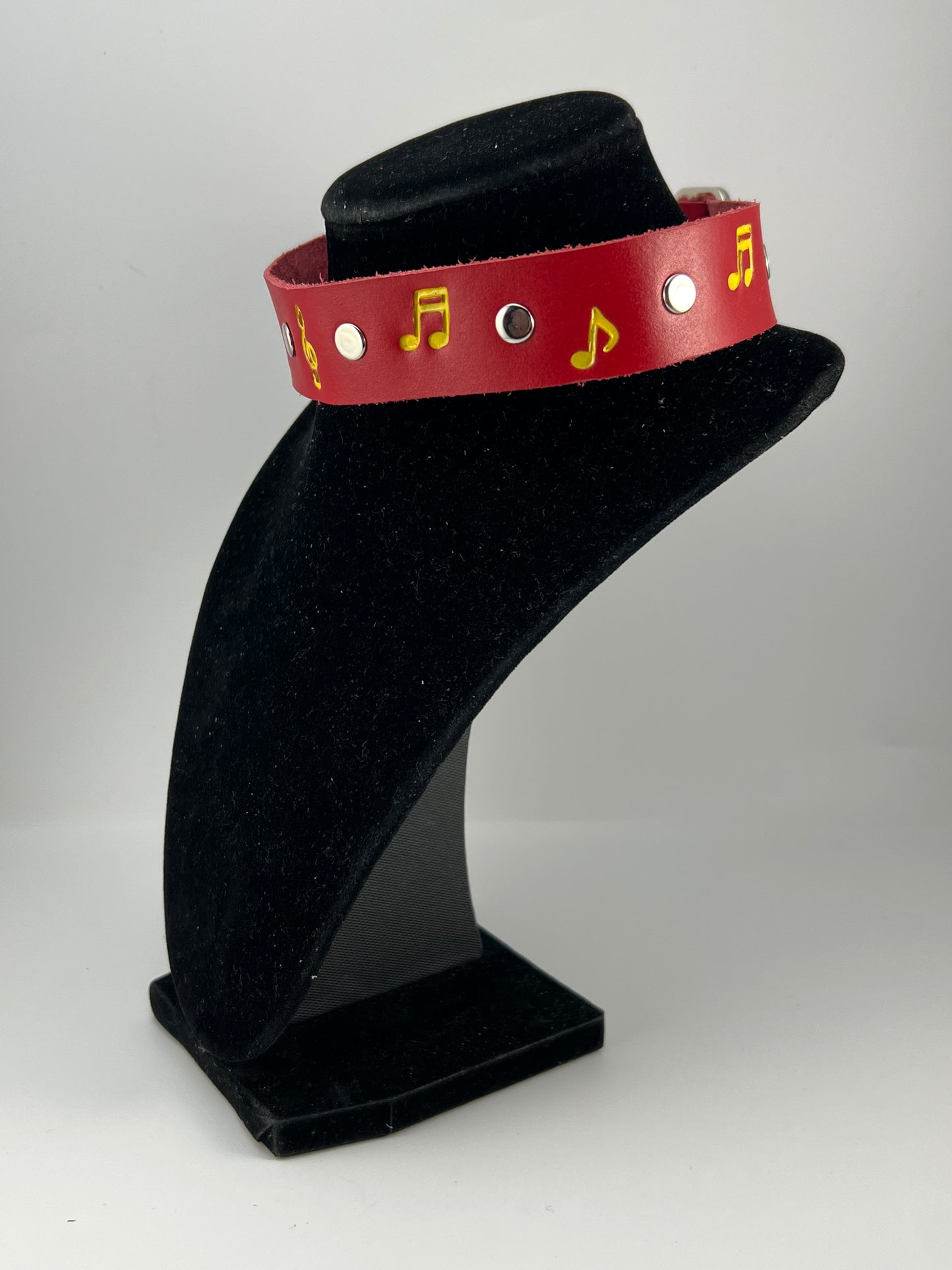 "Sound Byte" Leather Choker