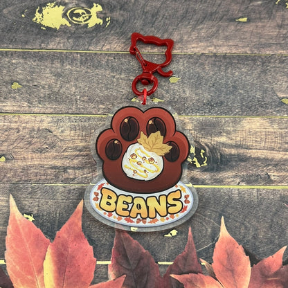 Brewed to Purrrfection Acrylic Keychains