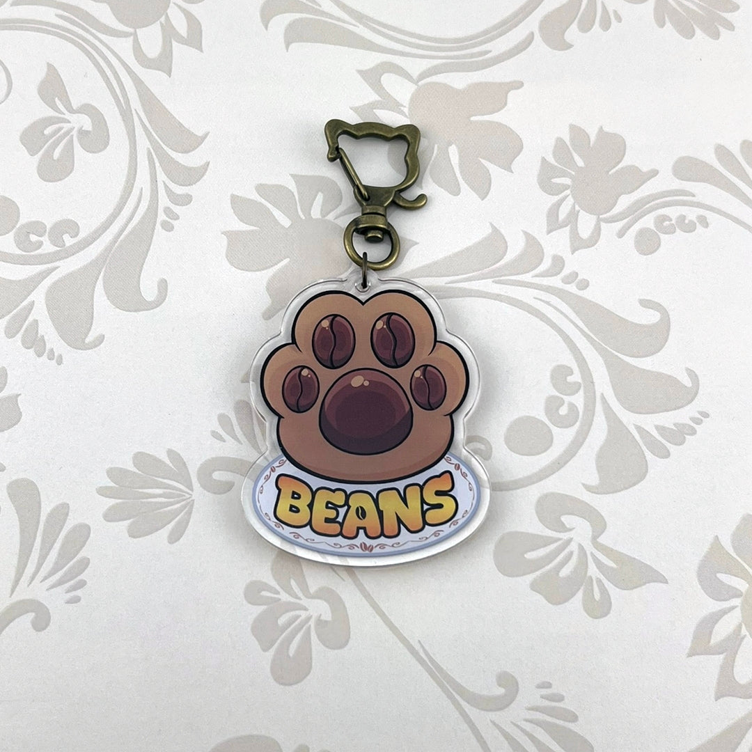 Brewed to Purrrfection Acrylic Keychains