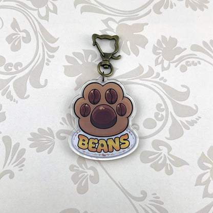 Brewed to Purrrfection Acrylic Keychains