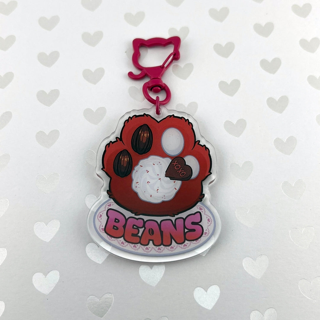 Brewed to Purrrfection Acrylic Keychains