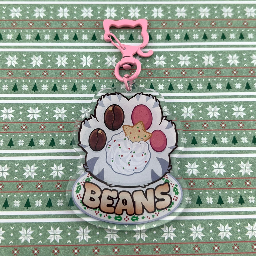 Brewed to Purrrfection Acrylic Keychains