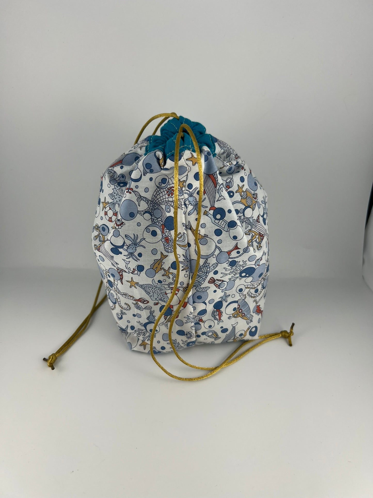 LIMITED RUN: Underwater Ocean Scene Drawstring Bag