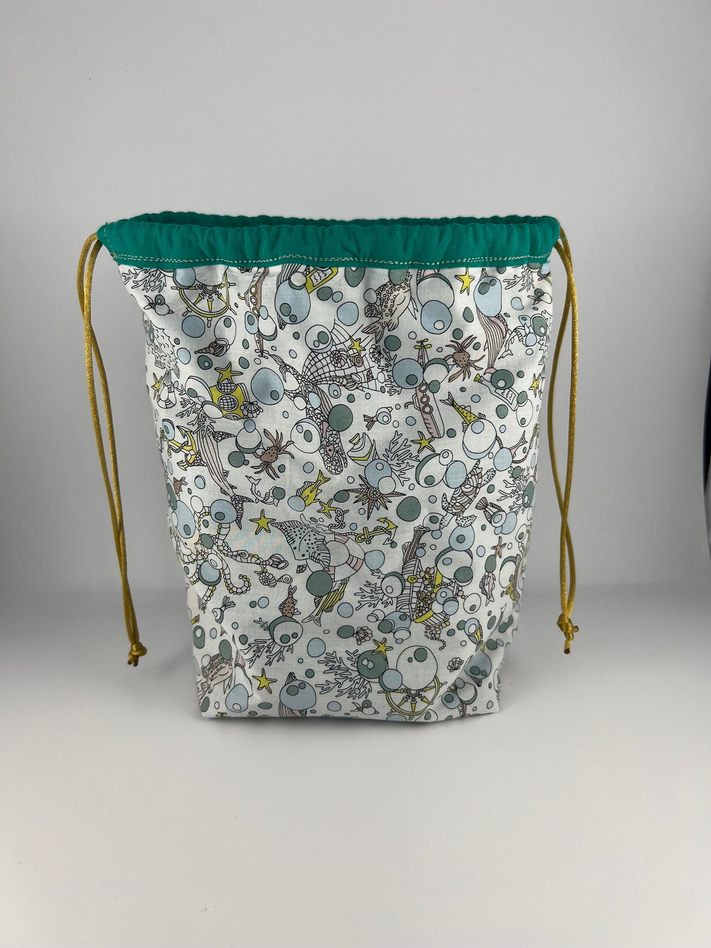 LIMITED RUN: Underwater Ocean Scene Drawstring Bag