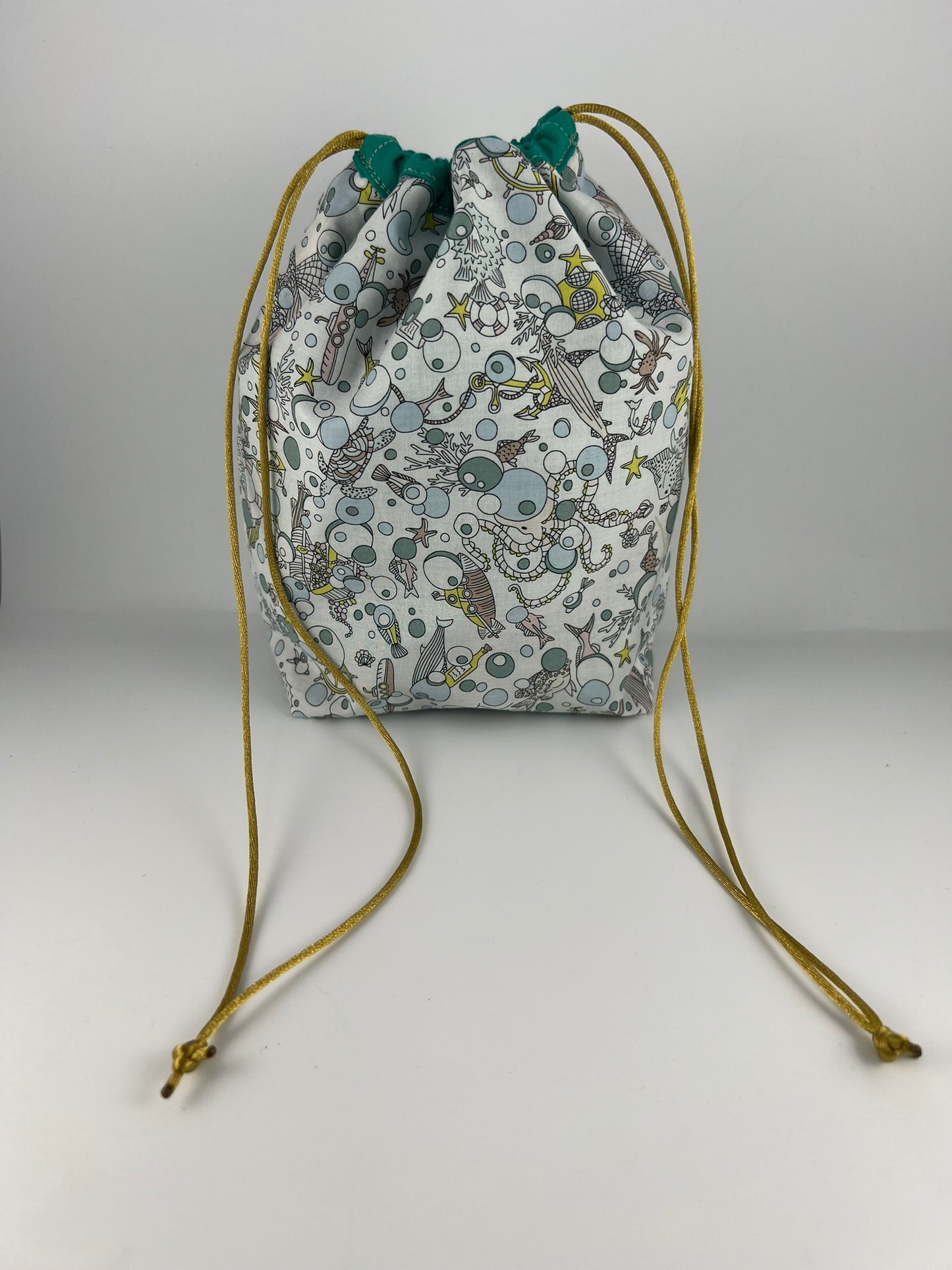 LIMITED RUN: Underwater Ocean Scene Drawstring Bag