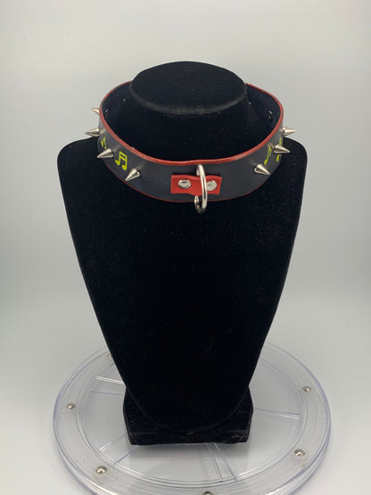 "Sound Byte" Leather Collar