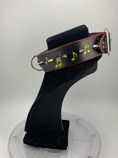 "Sound Byte" Leather Collar